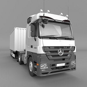 2010-MERCEDES-BENZ-Actros-1844 Add Container 3D model