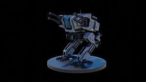 Mech Robot Game ready