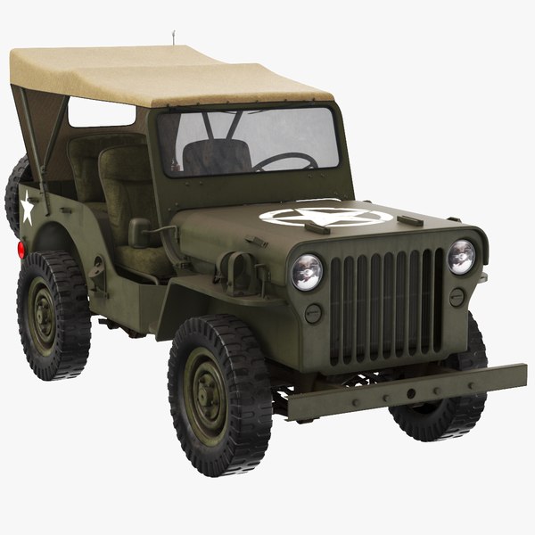 modelo 3d Jeep willys militar - TurboSquid 1393546