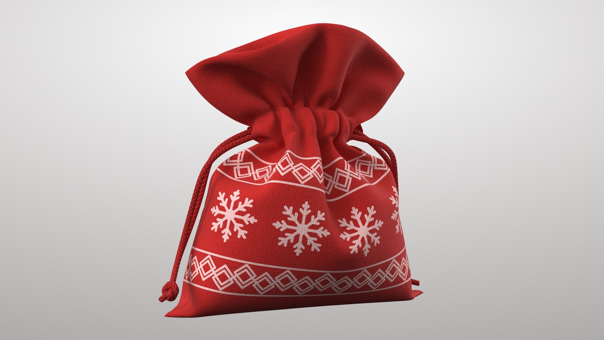 3D Sack Red PBR - TurboSquid 2164690