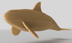 3d grampus cardboard