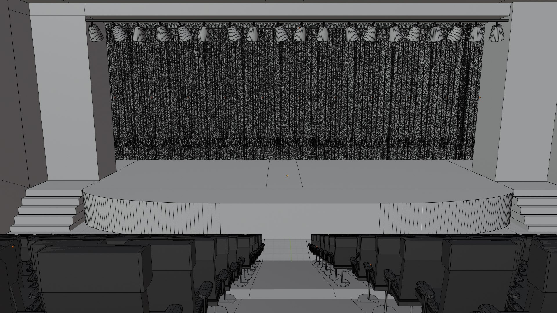 3D Model Theater Hall - TurboSquid 2140259