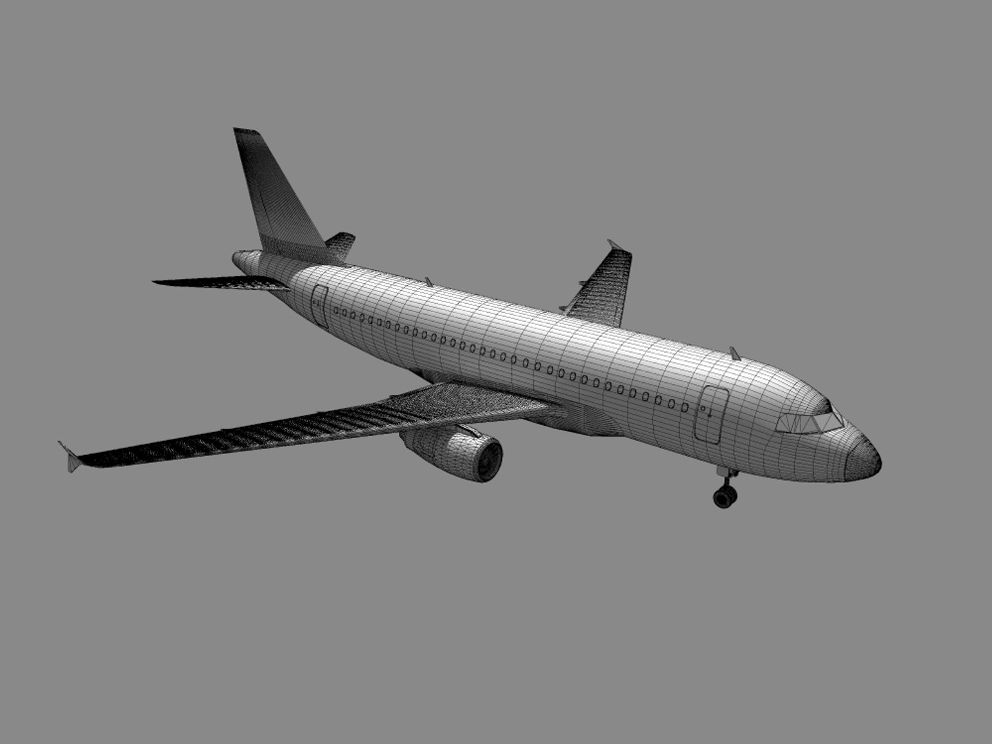 3d Model Airbus A-319 Germanwings
