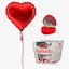 3D Valentines Gifts Collection model