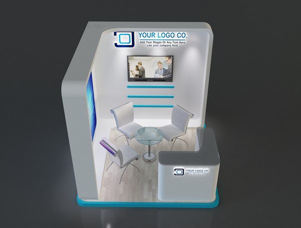 modelo 3d Stand de exposición Stand C46 - TurboSquid 2152457