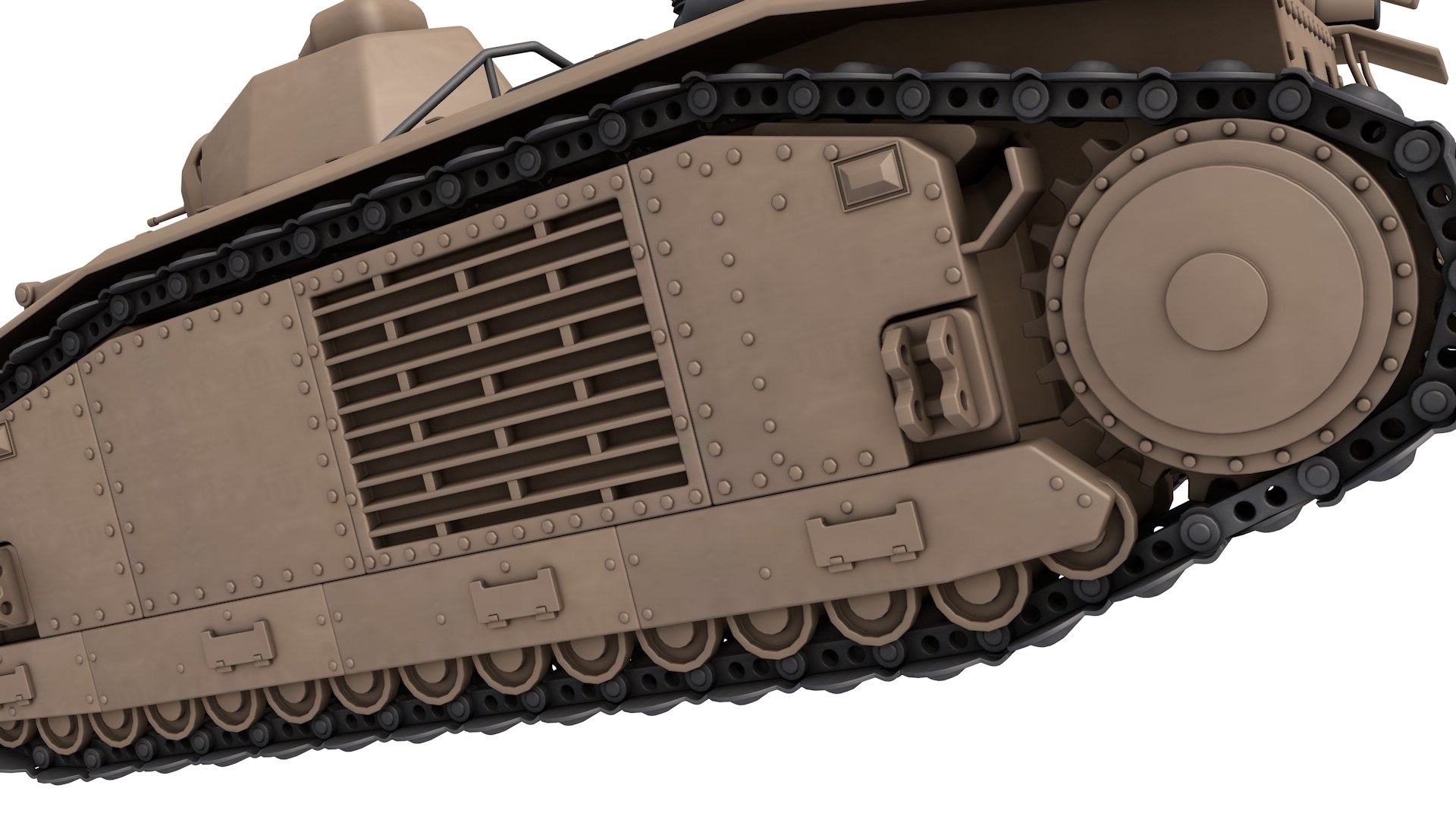 Atlas Editions 1/72 Scale 4660 130 - Char Lourd Renault Char B1 Français WWII, Diecast