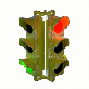 traffic light 3D model