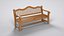 Classic English Teak Garden Bench Pack - 4 Game-Ready Benches
