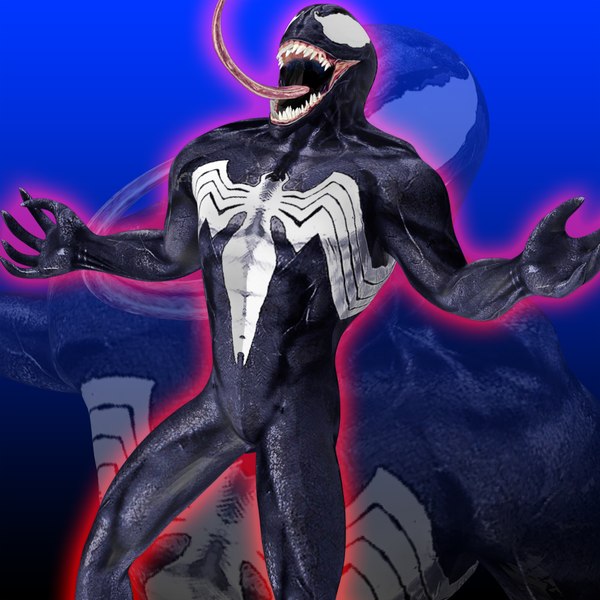Venom Rigged 3D model