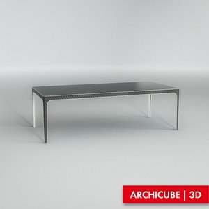 table dining 3d model