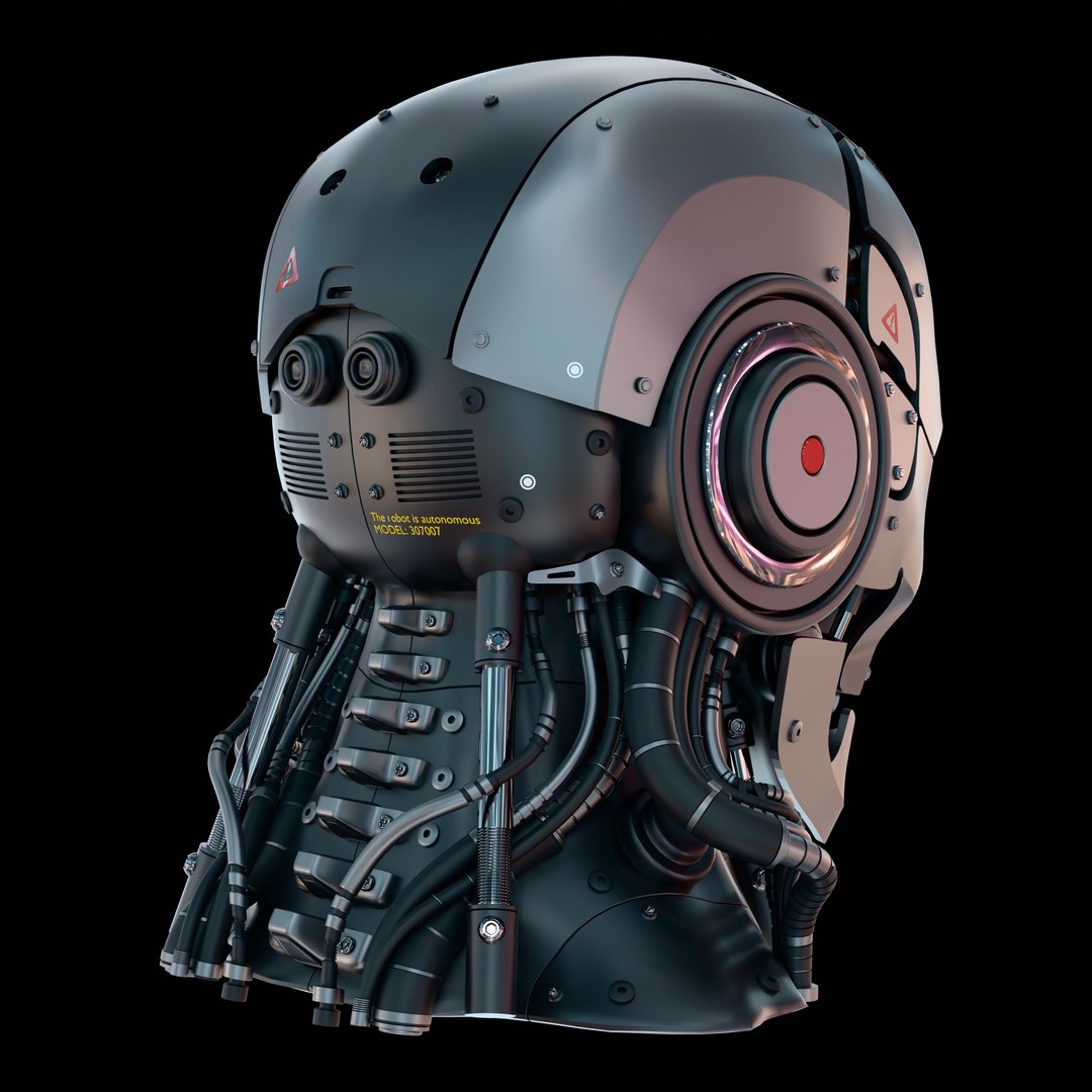 3D Robot Head - TurboSquid 2338038