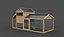 Modelo 3D de gallinero 02