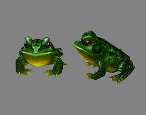 3D frog