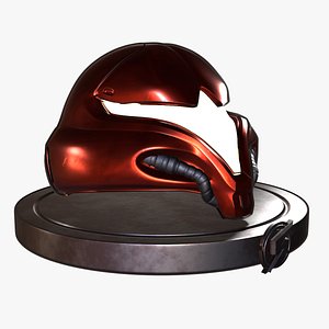 Metroid Samus Aran helmet model