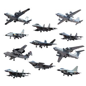 3D Chinese Air Force Collection 01