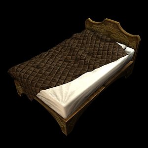 fantasy bed 3d max