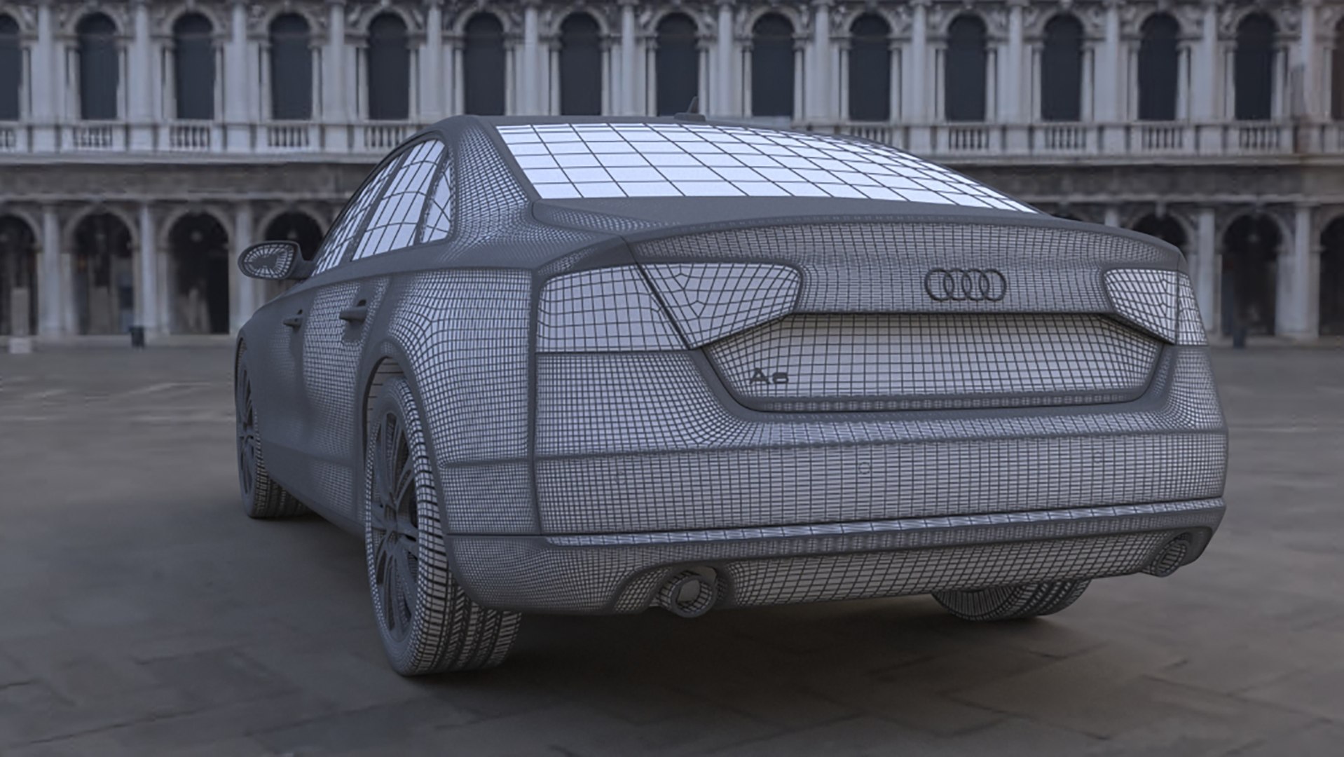 Audi A8 - High Poly Car 3D Model - TurboSquid 2303403