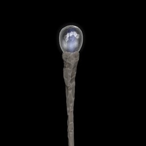 3d wizard staff