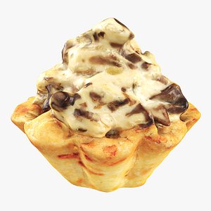 Tartelette with mushrooms