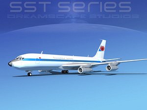 3d max 707-320 boeing 707