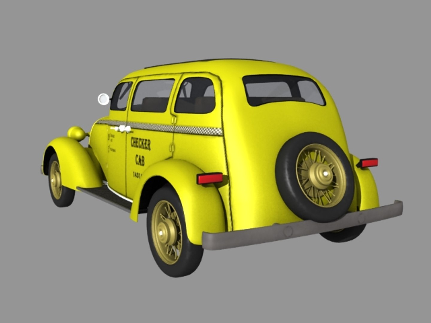 Taxi Oldtimers 3d Max