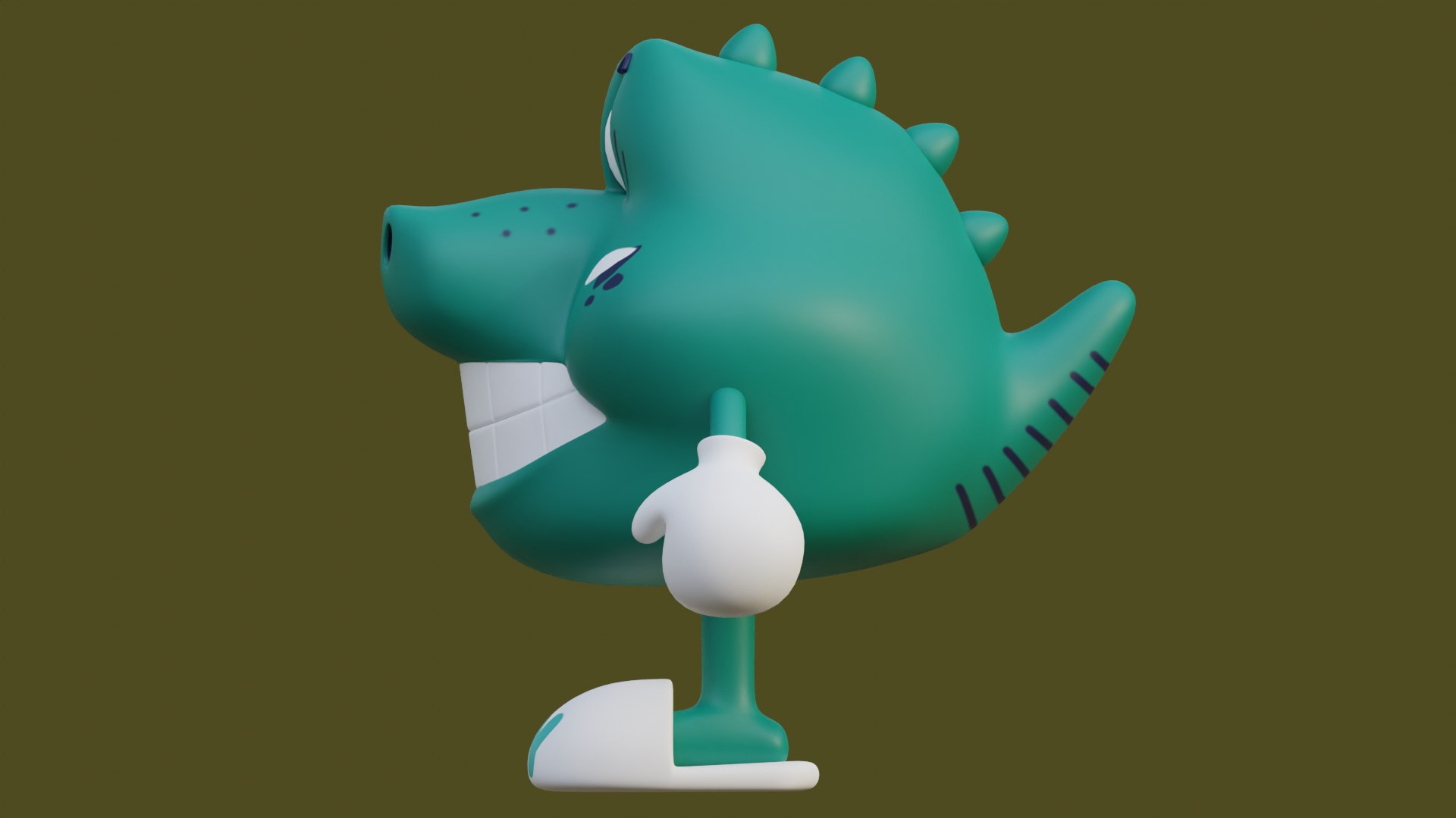 Cartoon Dinosaur 3d Model 3D Model - TurboSquid 1967967