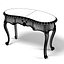 lady writing makup desk table vanity table classic carved baroque