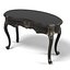 lady writing makup desk table vanity table classic carved baroque
