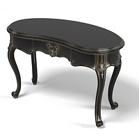 lady writing makup desk table vanity table classic carved baroque
