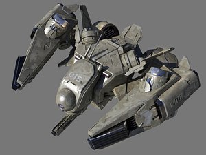3D future fighter model