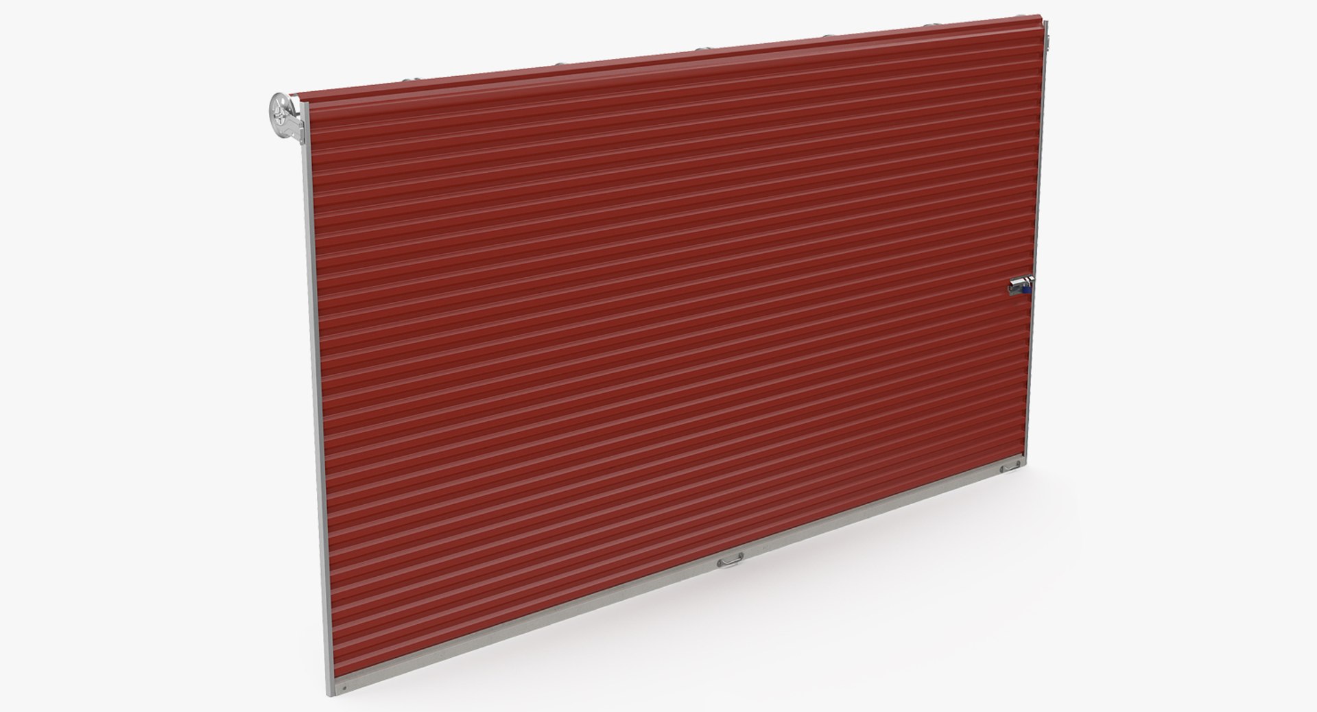 Rolling Steel Door 3D model preview