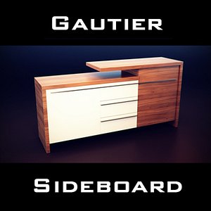 3d model gautier neos sideboard