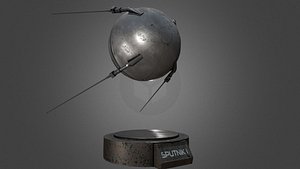 Sputnik 1 Game-Ready Model