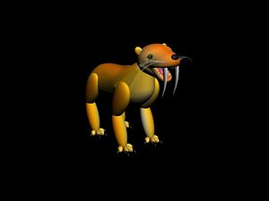 Toon Tigre 3D Model by mrichkhalid