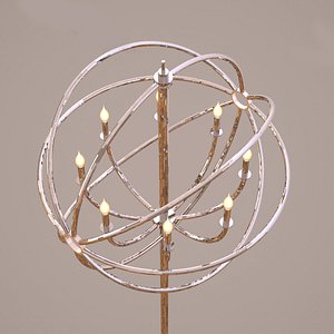 3d model foucault s iron orb