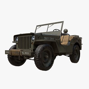 Willys Jeep 3D Model