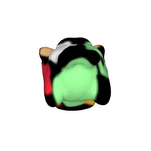 Monster 3D colorful 3D model