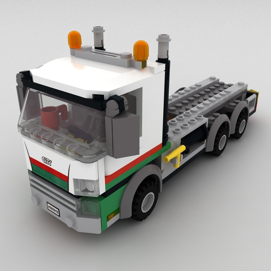 Lego oil truck top