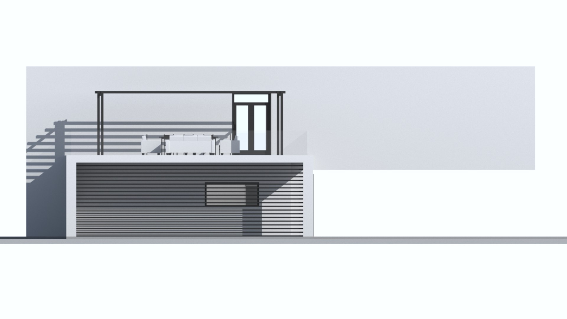 House With Console And Terrace 3D Model - TurboSquid 1769879