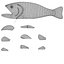 Animierter LowPoly-Fisch