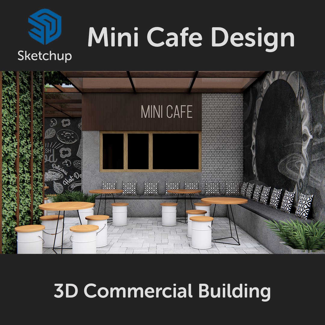 Free STL file miniature cafe 🎁・3D printable model to download・Cults