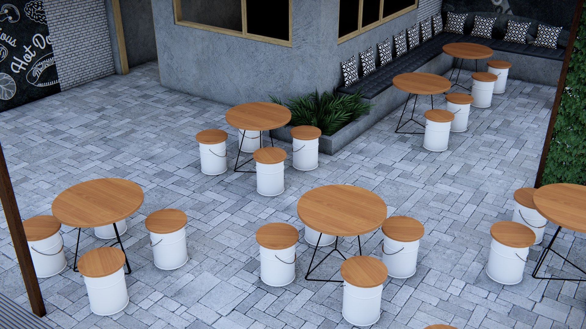 Mini Cafe 3D model - TurboSquid 1954126