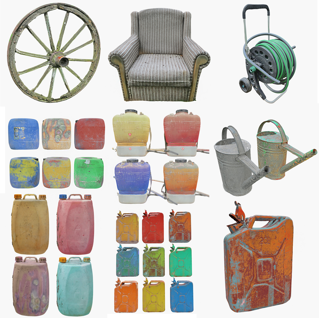 Old pack 3D TurboSquid 1626299