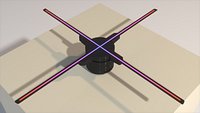 Wi-Fi 3D Hologram LED Fan Projector