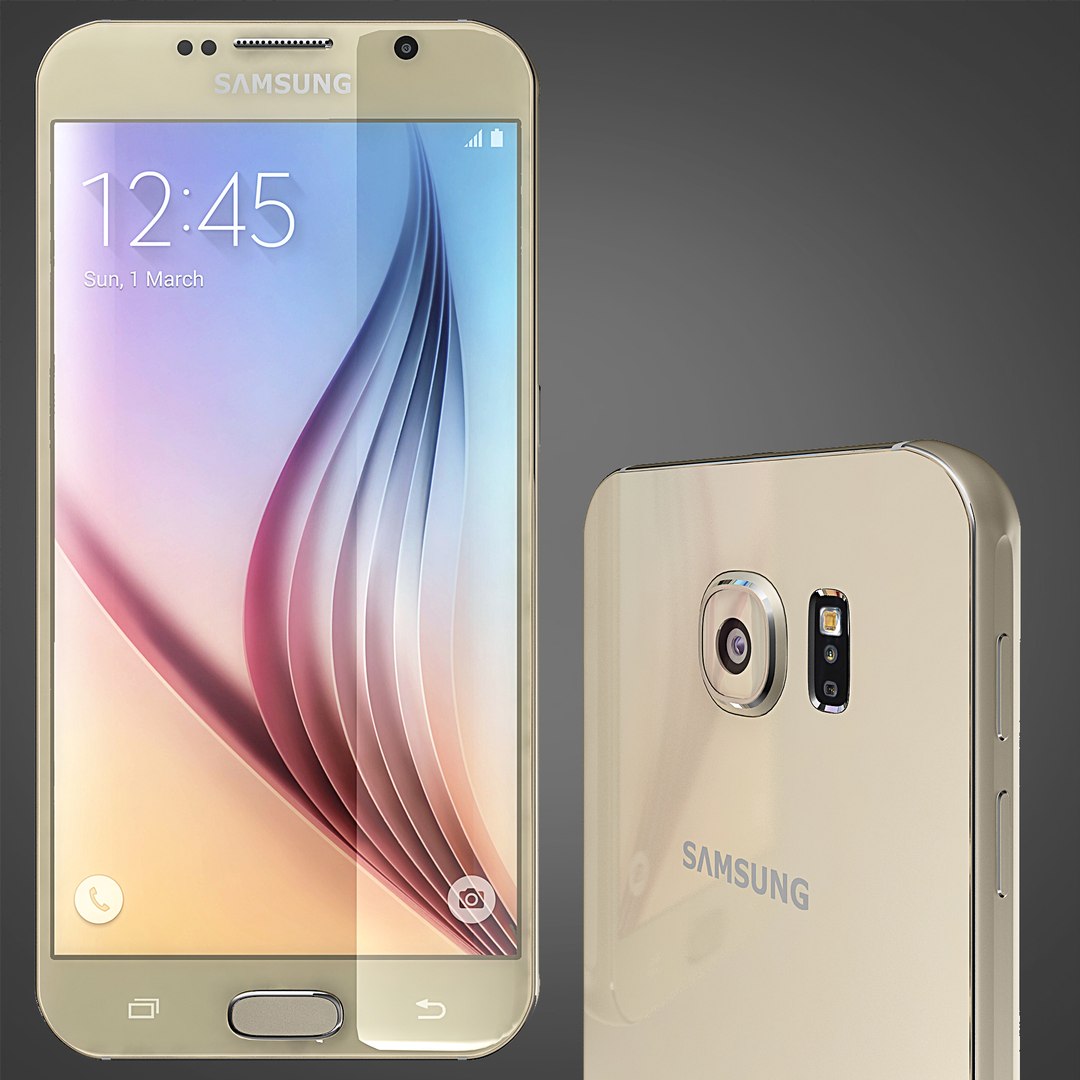 Samsung Galaxy S6 3d Model 6258