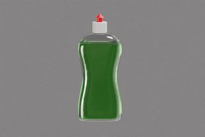 3D Dishwashing Liquid model