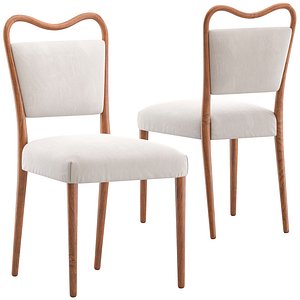 3D CB2 Monte Dining Chair model