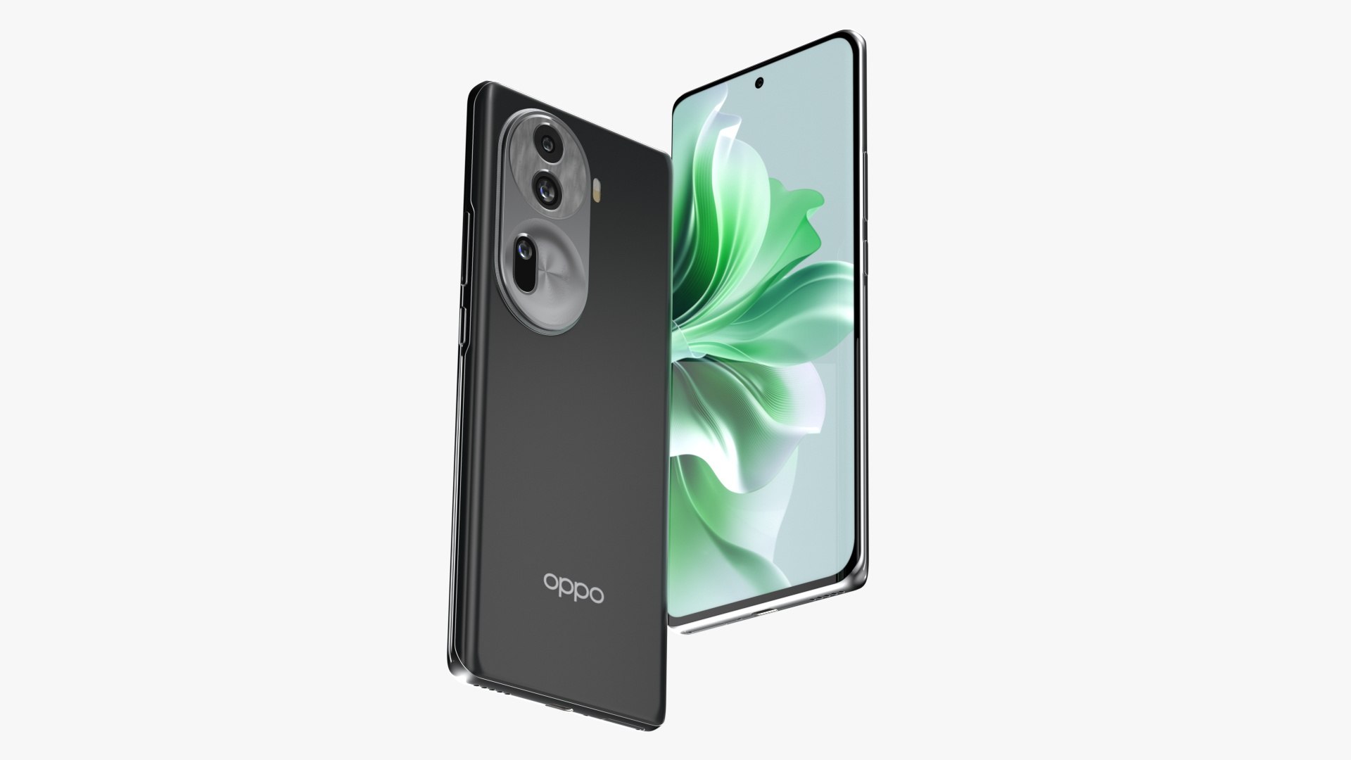 3D OPPO Reno 11 Black - TurboSquid 2157321