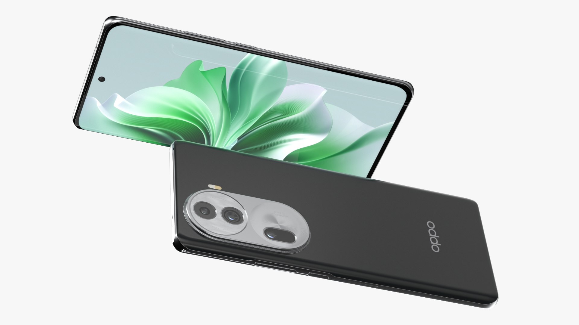 3D OPPO Reno 11 Black - TurboSquid 2157321