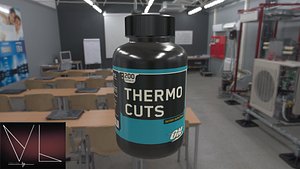 thermo cuts bottle 3D model